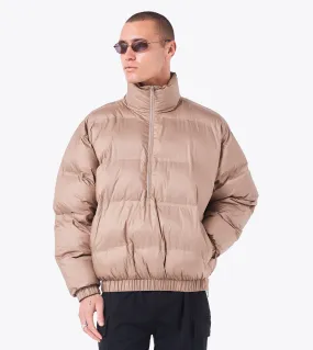 3/4 Puffer Jacket Dk Tan