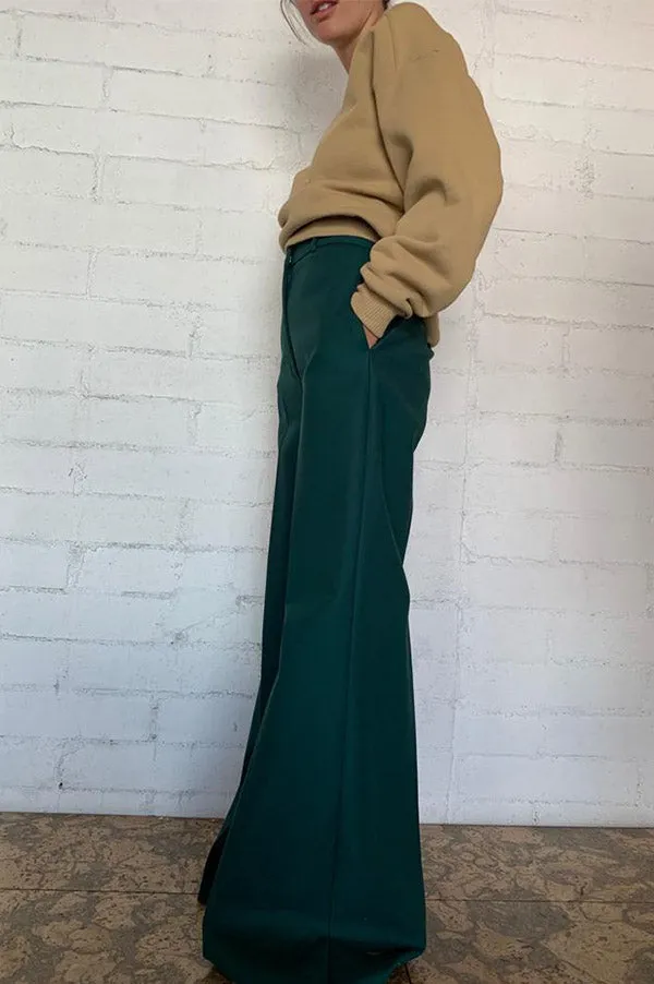 Bernadette Wide Leg Flare Trousers