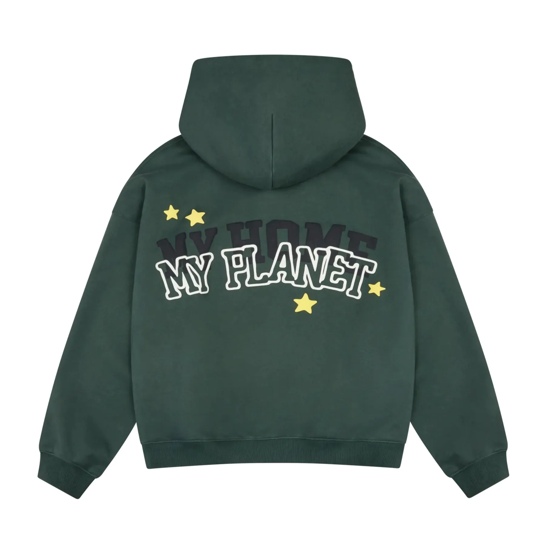 Broken Planet My Planet Zip Up Hoodie 'Emerald Green'