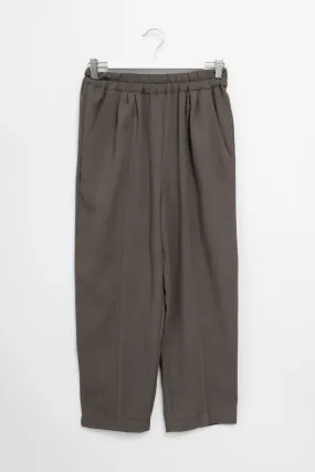 BROWN WIDE LEG RELAXED PANTS