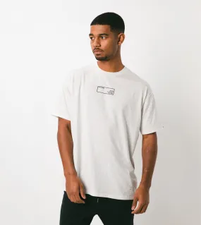 Business Box Tee White Marle