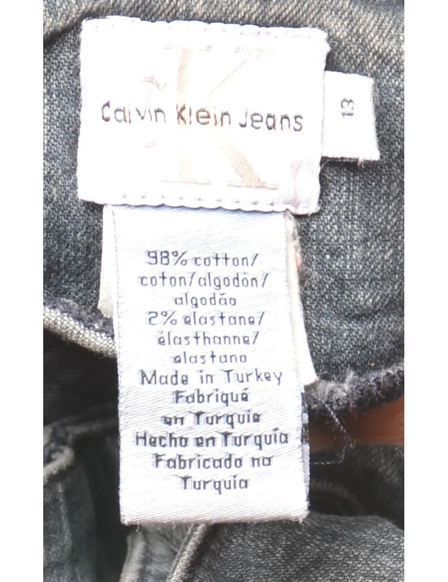 Calvin Klein Black Y2K Low Rise Bootcut Jeans - W32 L31