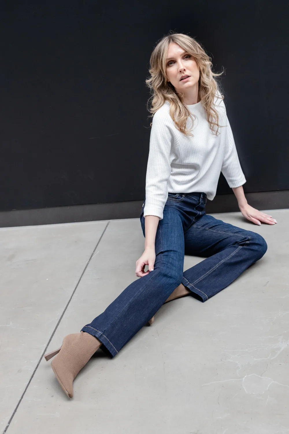 Jeans - BOOTCUT - MELINA Waschblau