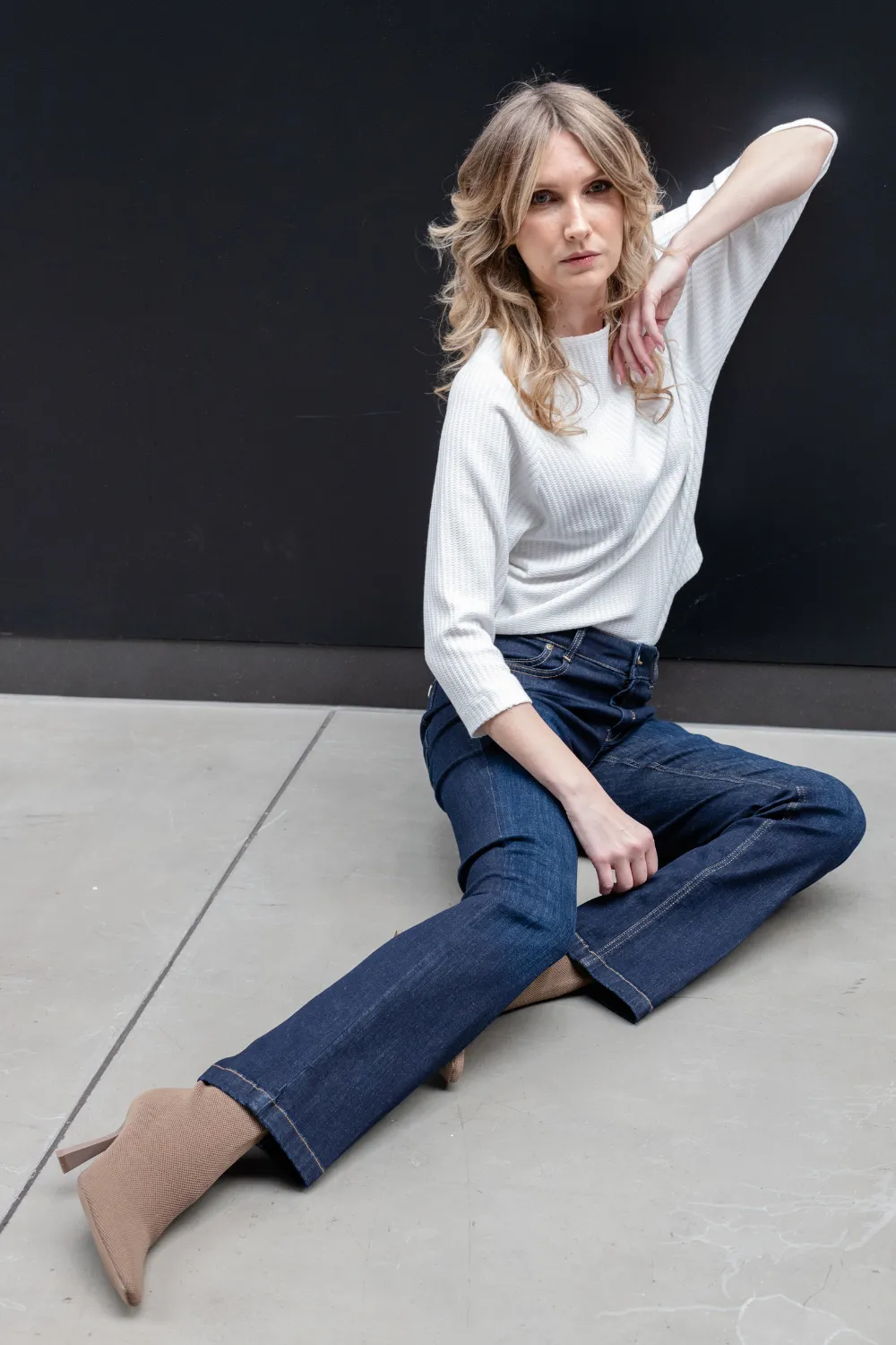 Jeans - BOOTCUT - MELINA Waschblau