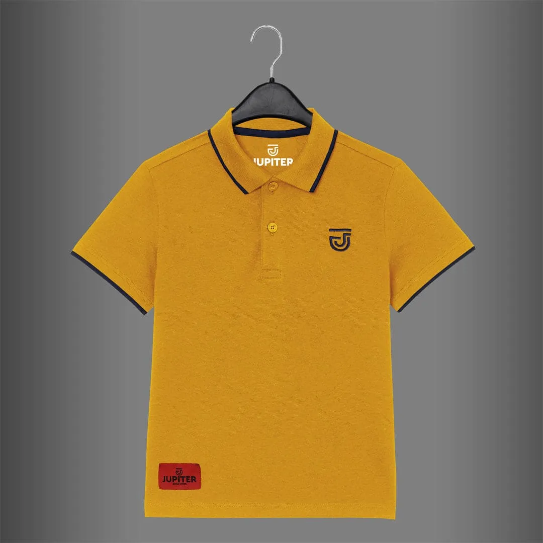 Juipter Kids Tipping Collar Unique Cotton Polo 5-14 Years