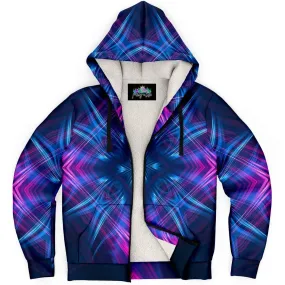 Kaleidoscope Microfleece Zip-Up Hoodie