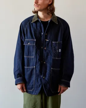 Kapital 8oz Denim Lined Cactus Coverall, One Wash