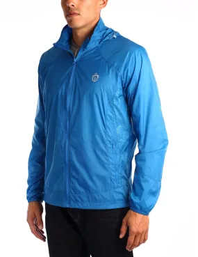 Men's Active Air-weight Windbreaker Packable Jacket - Blue