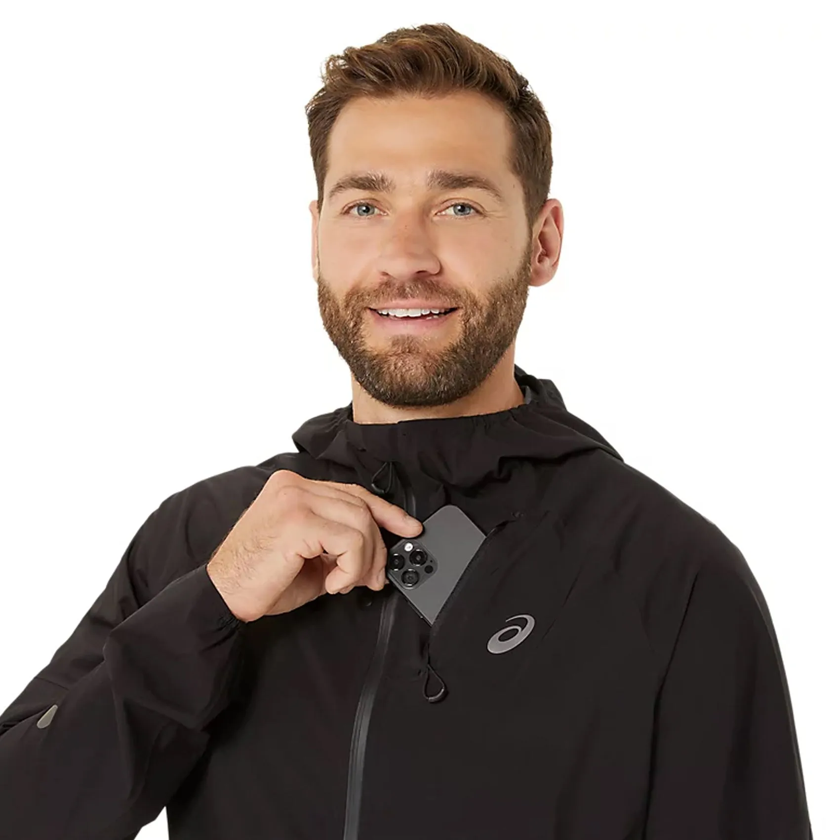 Mens ASICS Metarun Waterproof Jacket