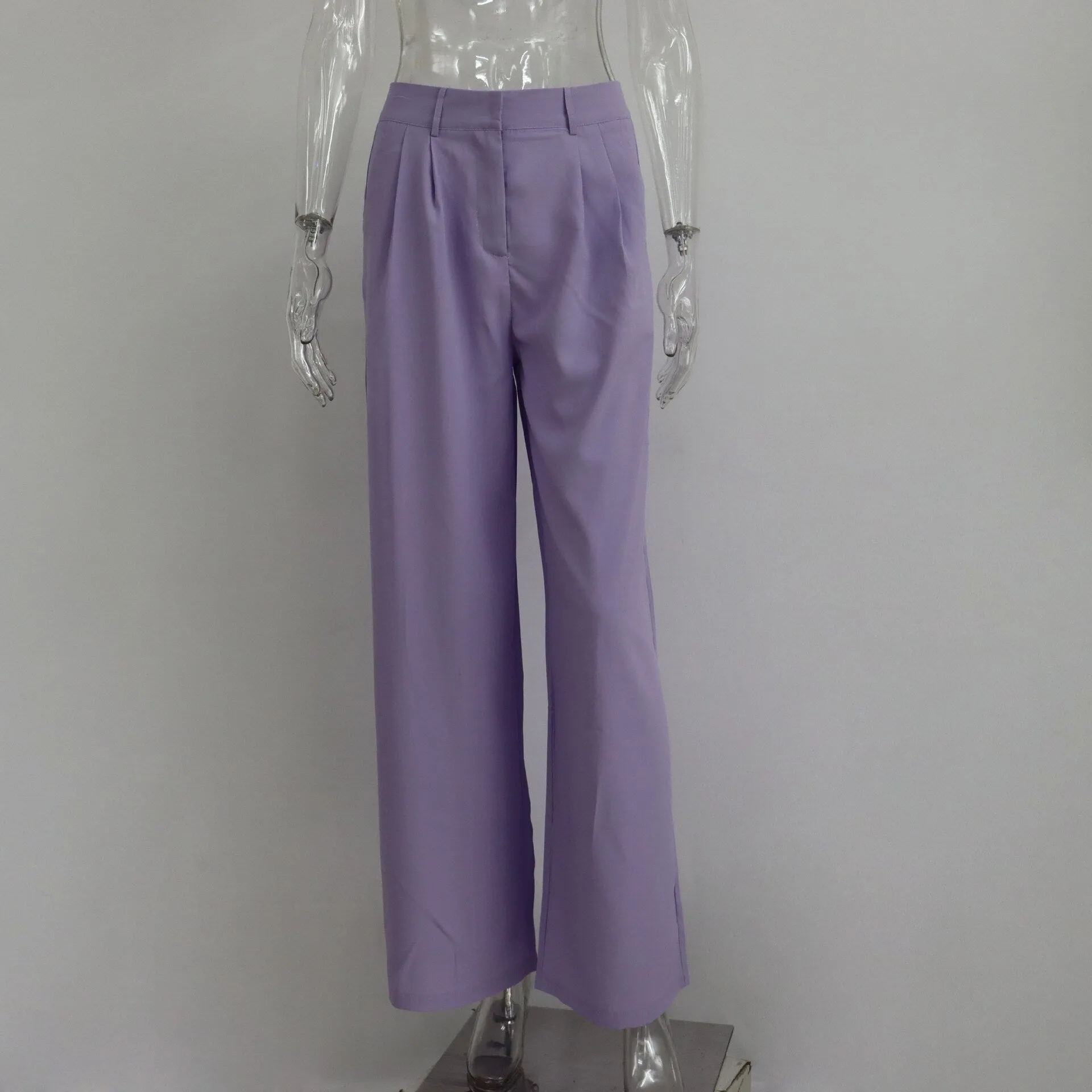 New high waist wide leg trousers