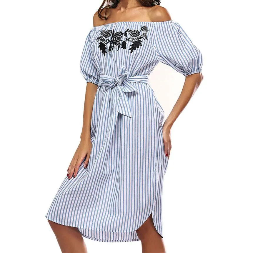 Off Shoulder Summer Dress