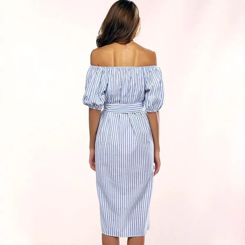 Off Shoulder Summer Dress