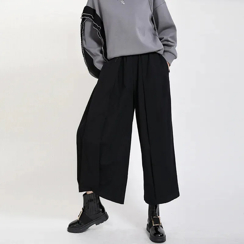 One Size: Oversized Wide-Leg Cozy Trousers