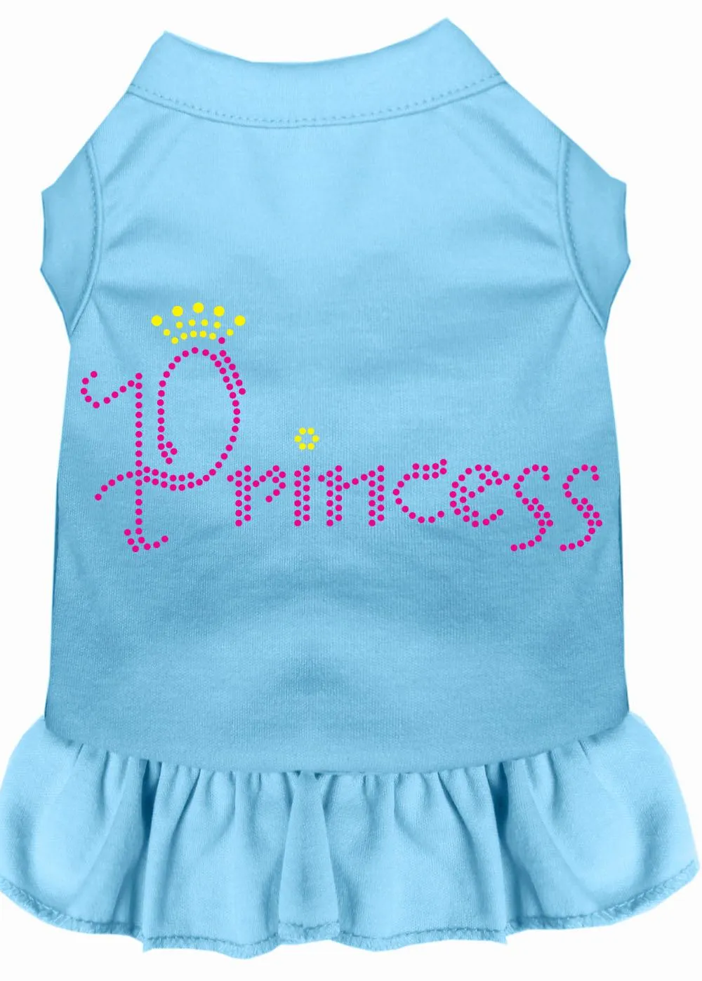 Princess Rhinestone Dress Baby Blue 4x (22)