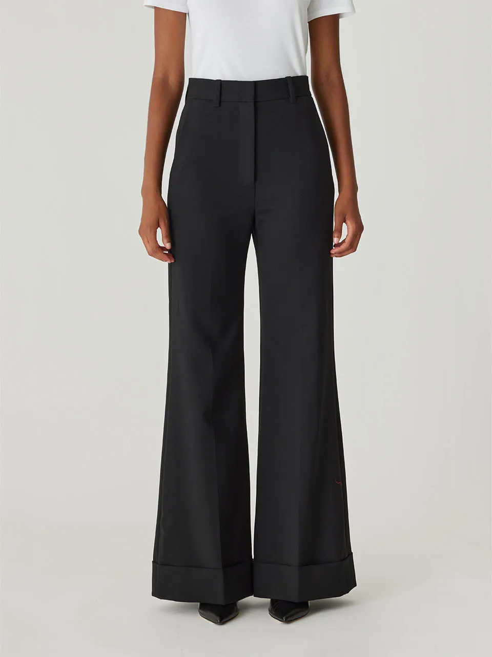 Refined Suiting Wide Leg Trouser