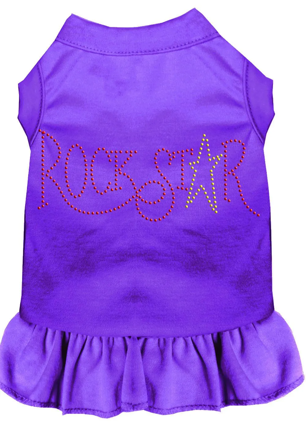 Rhinestone Rockstar Dress Purple Xl (16)