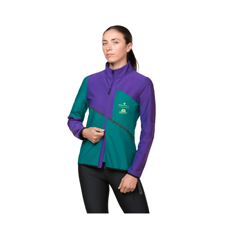 Ronhill Women's Tech Gore-Tex Windstopper Jacket in Marine/Regal Purple AW24