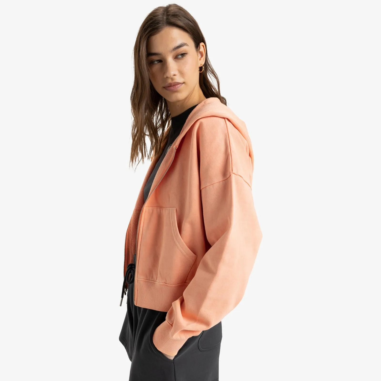 Roxy Womens Sahara Vibes Zip Up Hoodie