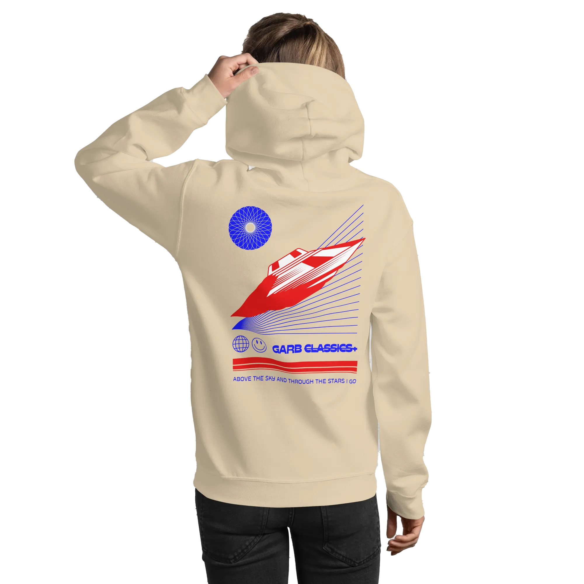 Spaceship Graphic Hoodie