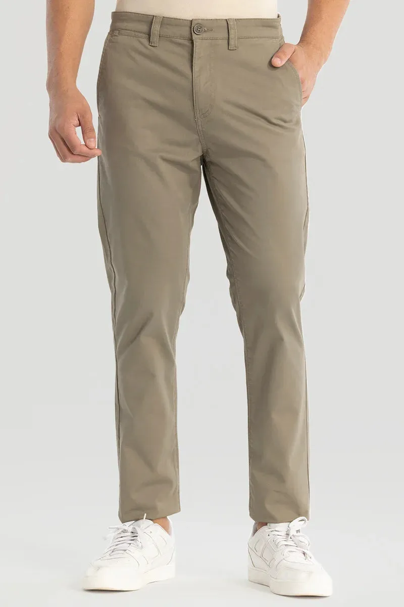 Tan Slim Fit Chinos