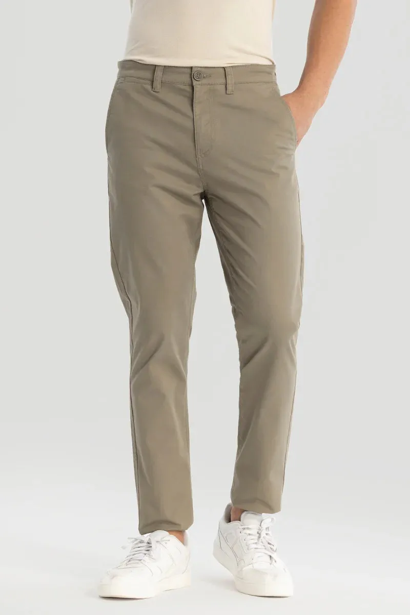 Tan Slim Fit Chinos