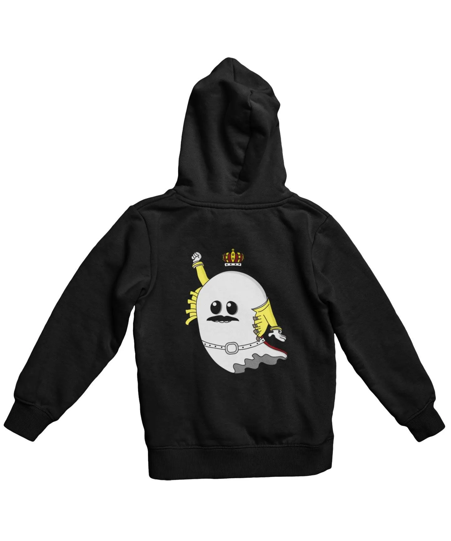 Top Notchy Deady Mercury Back Printed Hoodie