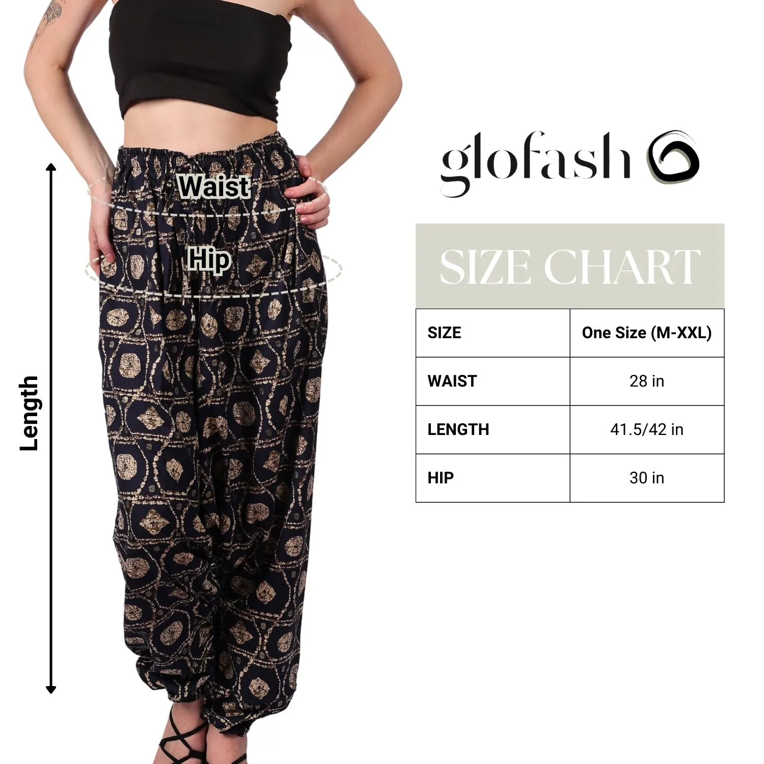 Women's Boho Harem Pants – Trendy & Beach Wear