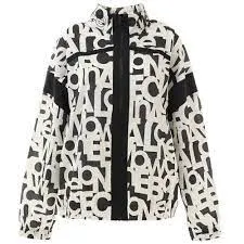 Women's RLNT Woven Jacket - Black/ White