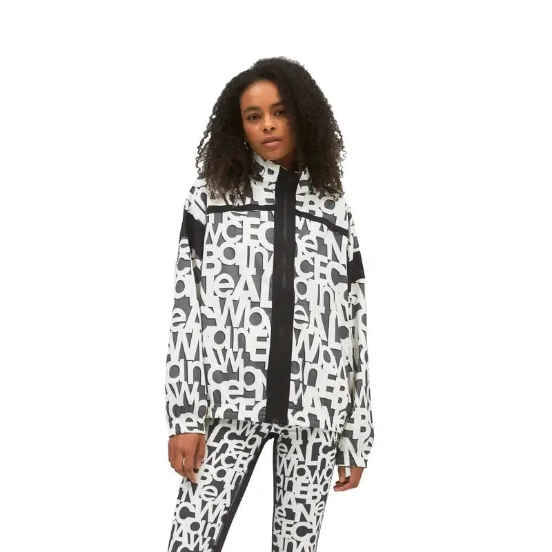 Women's RLNT Woven Jacket - Black/ White