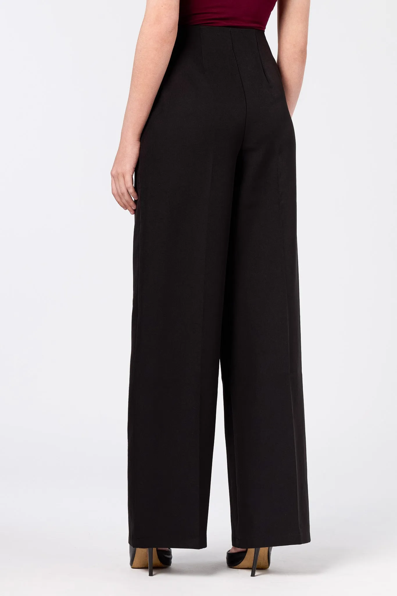 Woven Wide Leg Trouser